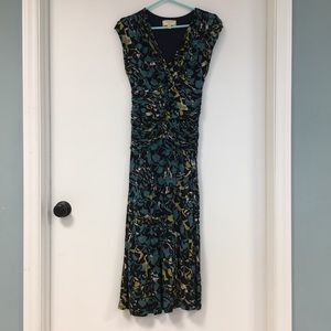 Anthro Moulinette Souers Botanical Dusk dress.